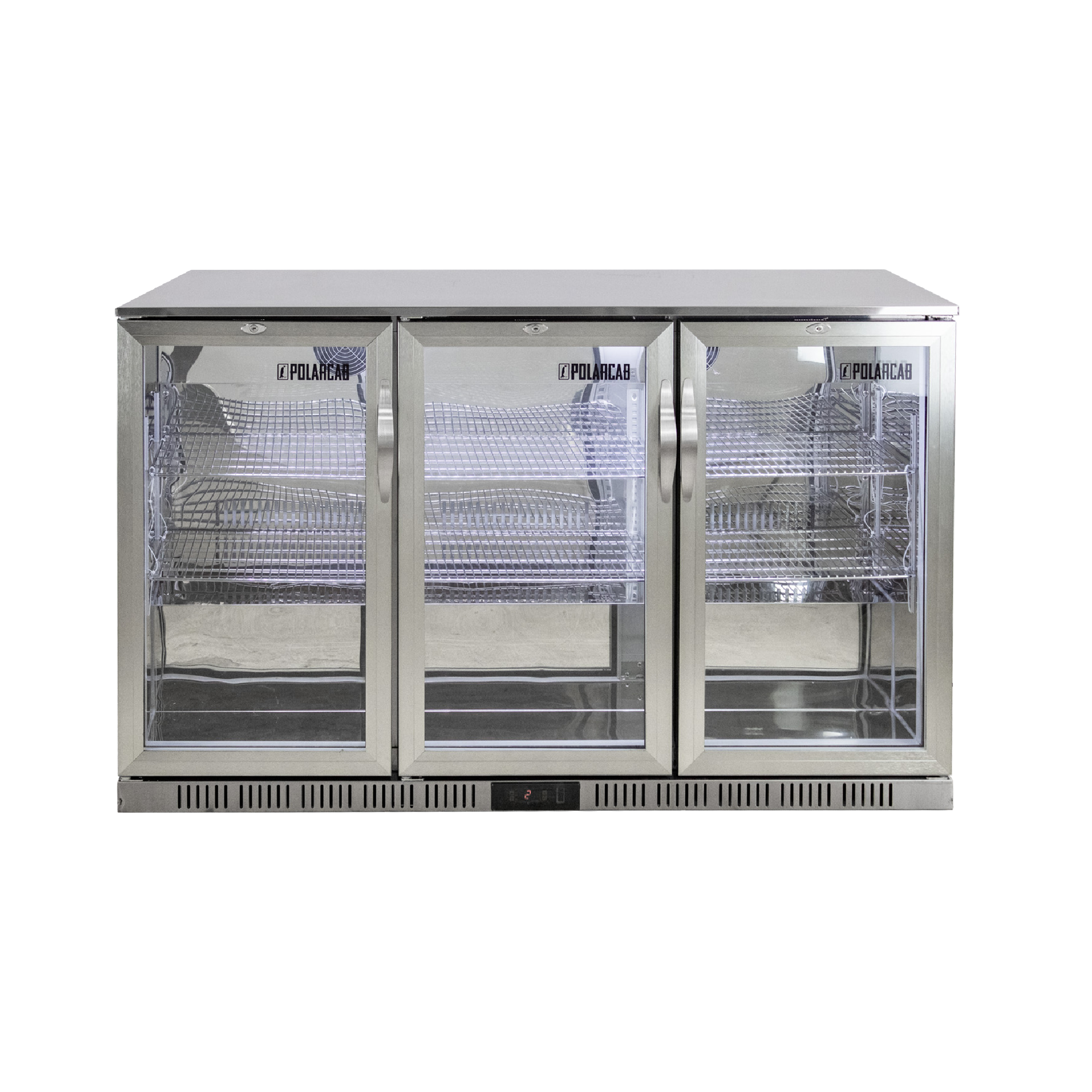 Back Bar Bottle Cooler – 3 Door, Hinged - Image 3