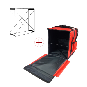 Delivery/Pizza bag with frame-8 pizza