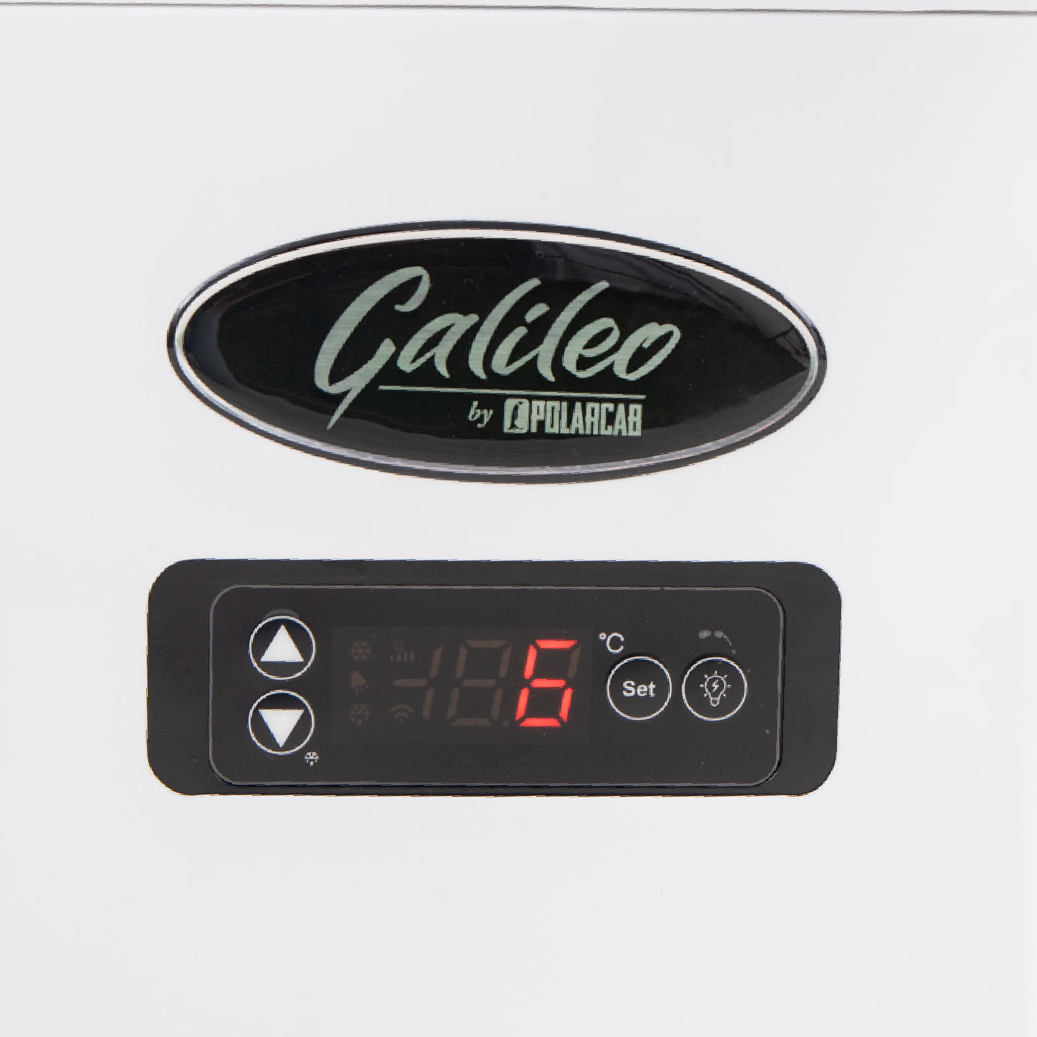 Refrigerated glass display cabinet - 279Lt, White - Image 7