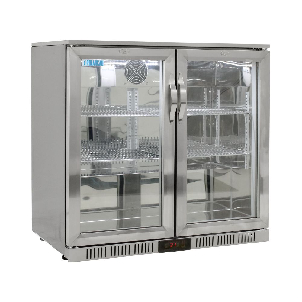 Back Bar Bottle Cooler – 2 Door, Hinged - Image 2