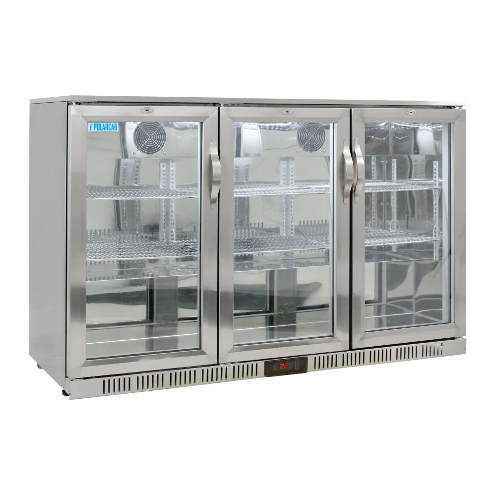 Back Bar Bottle Cooler – 3 Door, Hinged - Image 2
