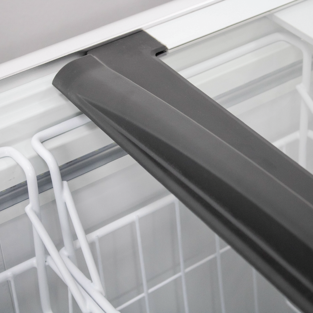 Island Freezer W Sliding Glass Top -545L - Image 3
