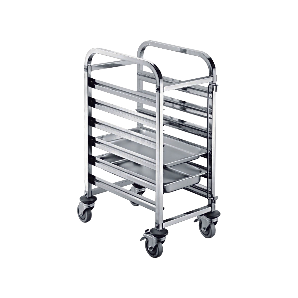 Stainless steel rack trolleys (6 tier)