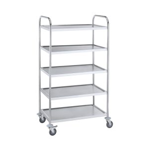 Stainless Steel Tea Trolley (5 tier)