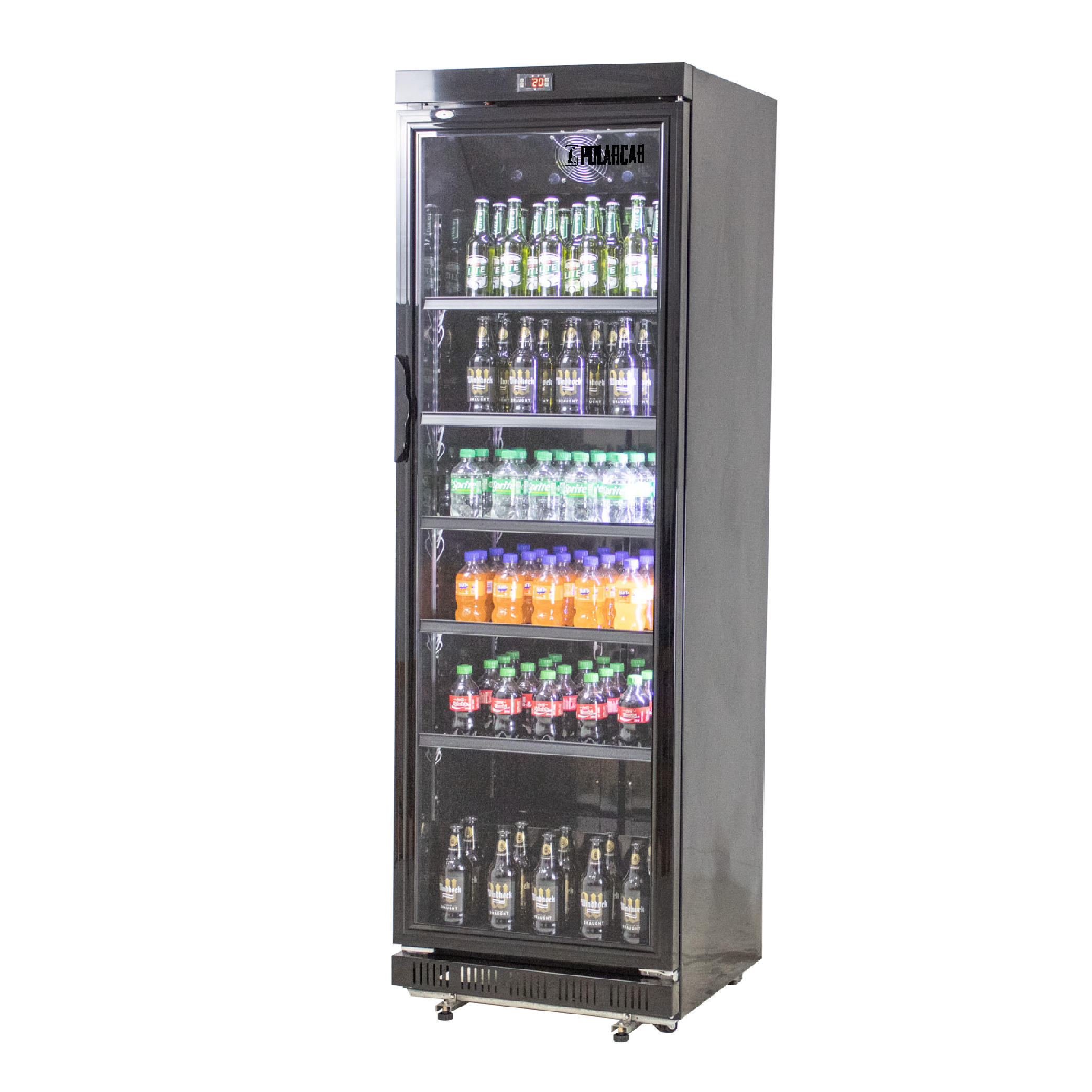 Beverage Bottle Cooler -Black 400Lt